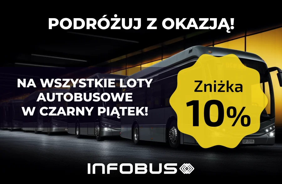 Black Friday w INFOBUS - zniżki stworzone z myślą o podróżach!